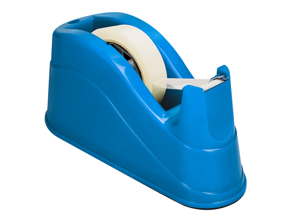 DEVIDOIR DE COMPTOIR DE RUBAN ADHESIF POUR ROULEAU DE 66M   220X100X70 MM COLORIS BLEU