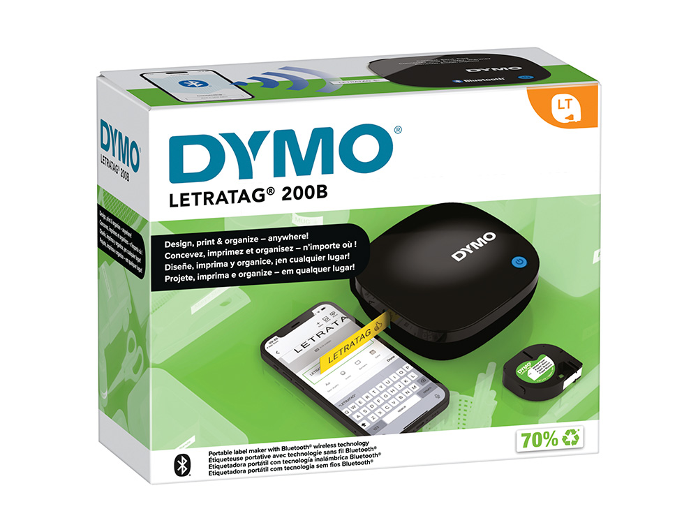 IMPRIMANTE ETIQUETTES DYMO LT200B LETRA TAG BLUETOOTH    SMARTPHONE / TABLETTE