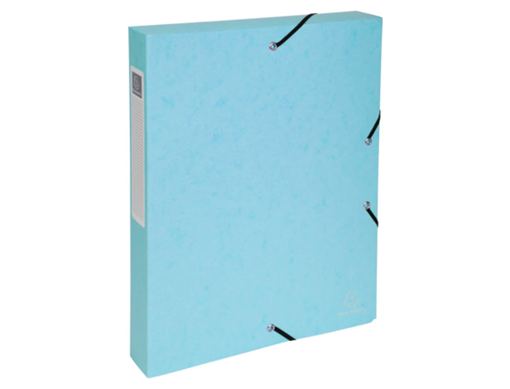 BOITE DE CLASSEMENT EXABOX AQUAREL A4 DOS25MM ASSORTIMENT