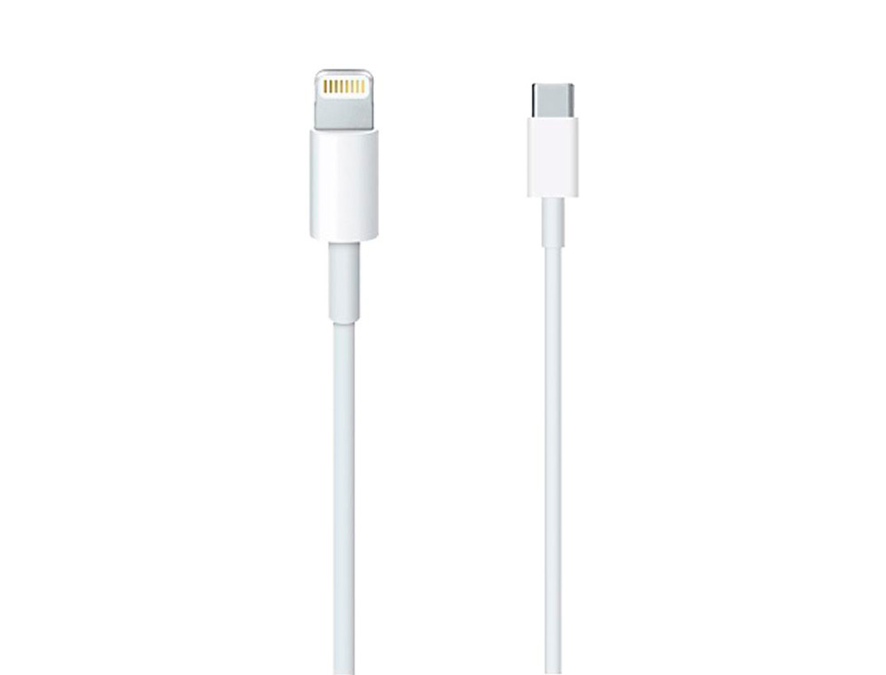 CABLE USB LIGHTNING MYMAX 1M 5,32X26X08MM COLORIS BLANC