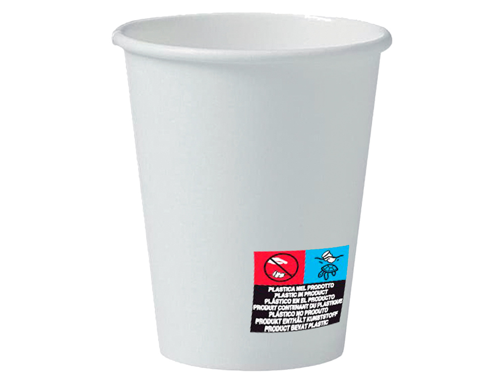 GOBELET EN CARTON COLDIS DE CONTENANCE 21CL PAQUET DE 50  BLANC