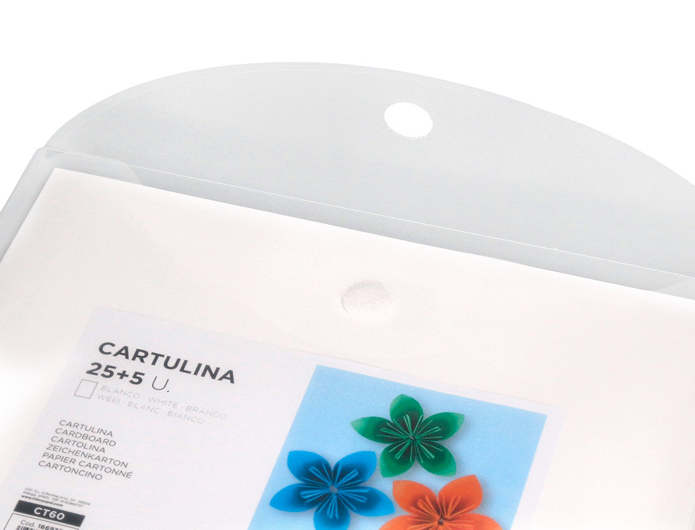 PAPIER CARTONNE LIDERPAPEL A4 180GR COLORIS BLANC PAQUET    25+5 FEUILLES