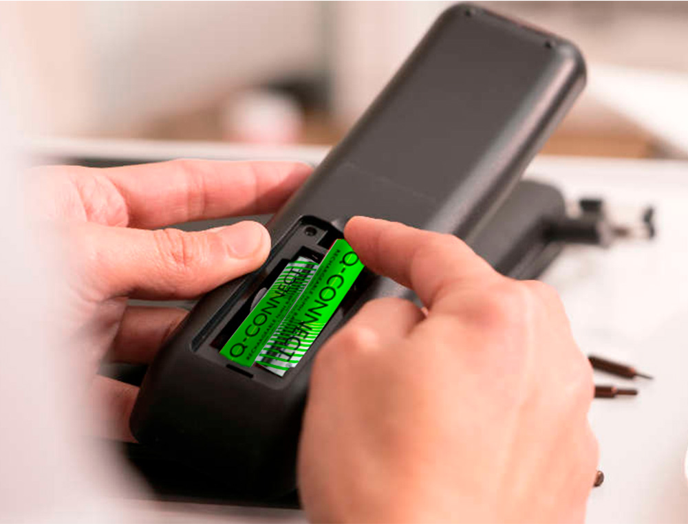 PILE Q-CONNECT ALCALINE AAA RECHARGEABLE BLISTER 2 UNITES