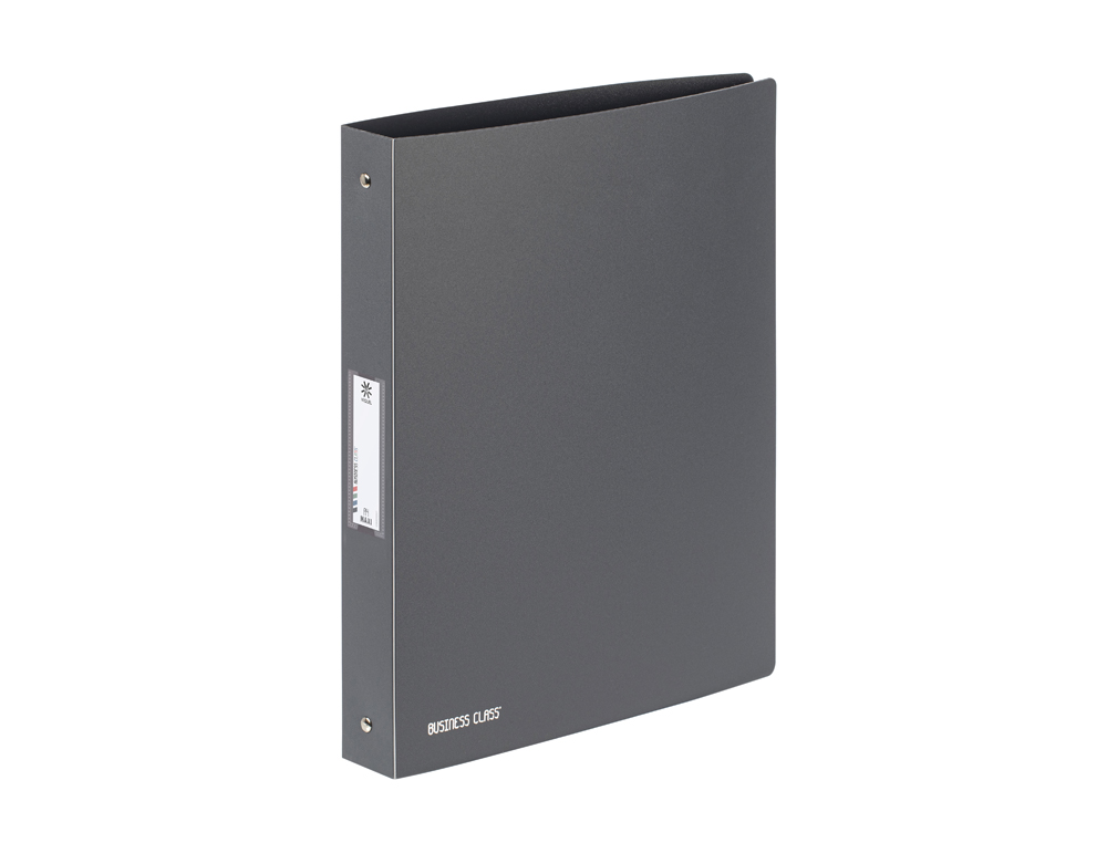 CLASSEUR VIQUEL BUSINESS CLASS POLYPROPYLENE SOUPLE A4 MAXI DOS 4CM 4 ANNEAUX        COLORIS ALEATOIRE
