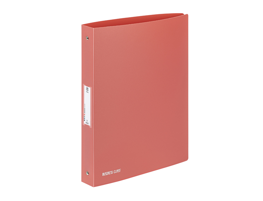 CLASSEUR VIQUEL BUSINESS CLASS POLYPROPYLENE SOUPLE A4 MAXI DOS 4CM 4 ANNEAUX        COLORIS ALEATOIRE