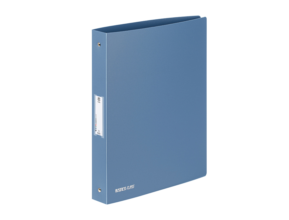 CLASSEUR VIQUEL BUSINESS CLASS POLYPROPYLENE SOUPLE A4 MAXI DOS 4CM 4 ANNEAUX        COLORIS ALEATOIRE