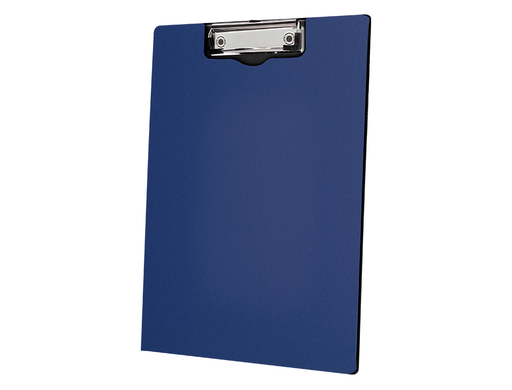 PORTE-BLOC Q-CONNECT MINICLIP SUPERIEUR DIN A4 PLASTIQUE    50% RECYCLE EPAISSEUR 2,1MM   COLORIS BLEU