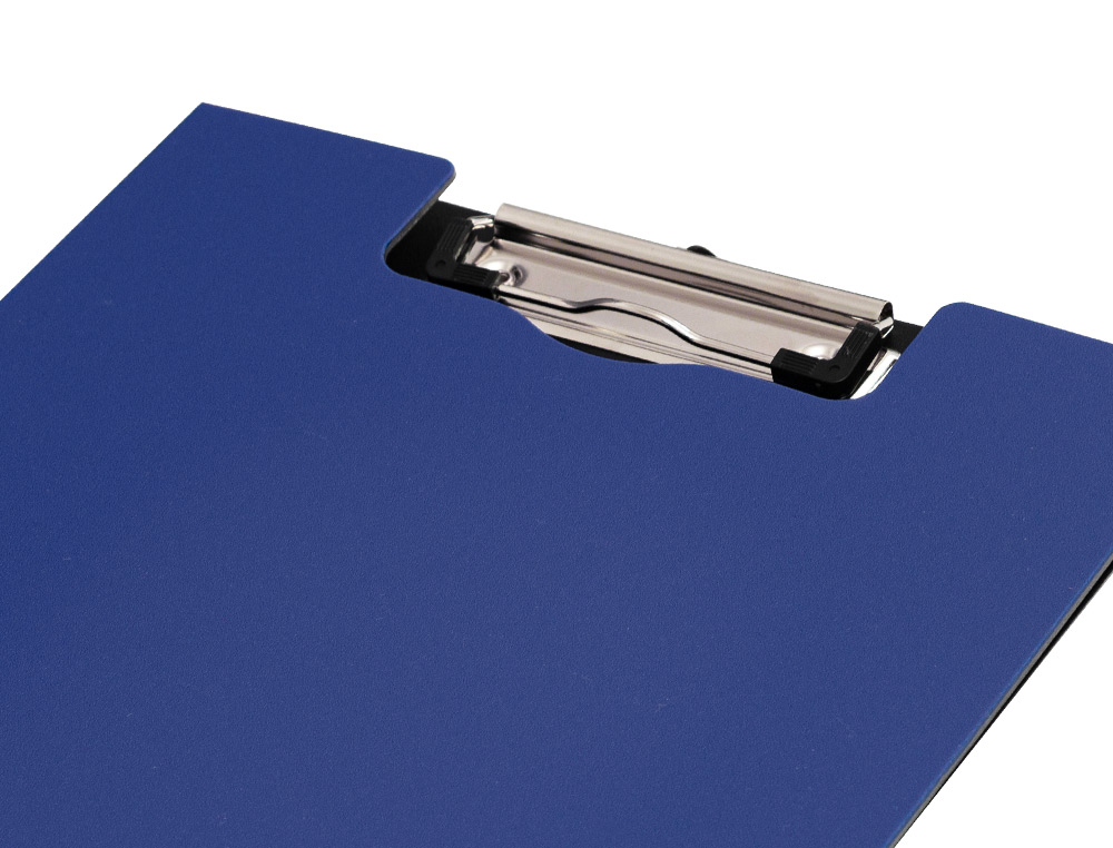 PORTE-BLOC Q-CONNECT MINICLIP SUPERIEUR DIN A4 PLASTIQUE    50% RECYCLE EPAISSEUR 2,1MM   COLORIS BLEU