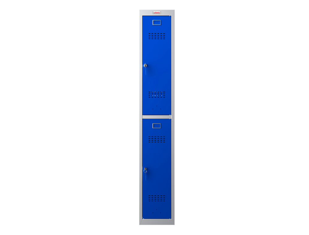 CASIER PERSONNEL PHOENIX SERIE PL PL1230GBK SERRURE A CLE COLORIS BLEU