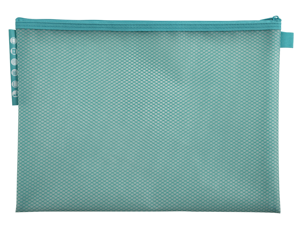 POCHETTE ZIP EXACOMPTA EVA A4 CHROMALINE COLORIS PASTEL     ASSORTIS