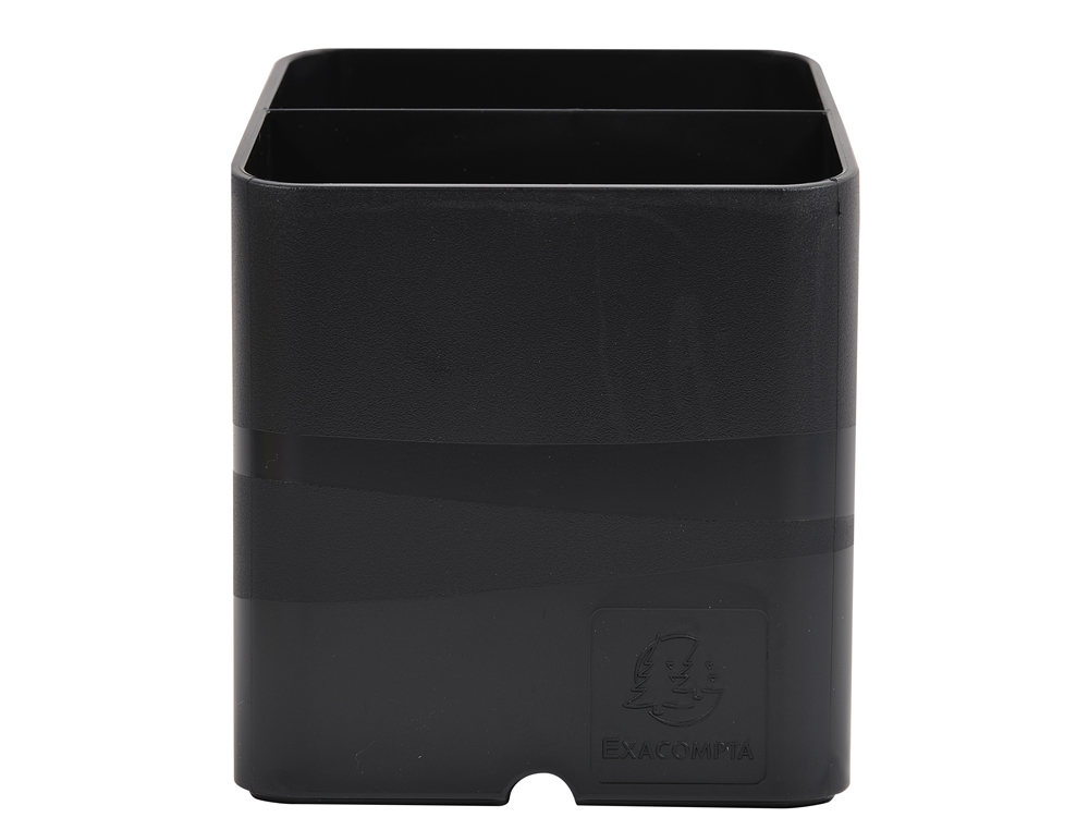 POT A CRAYONS EXACOMPTA PEN-CUBE MAGNETIQUE 2         COMPARTIMENTS COLORIS NOIR