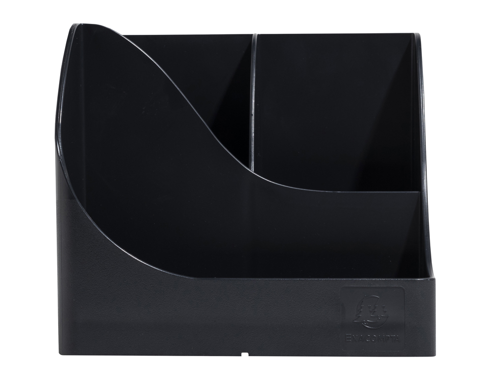 POT A CRAYONS EXACOMPTA PEN-WAVE NEO DECO 5           COMPARTIMENTS COLORIS NOIR