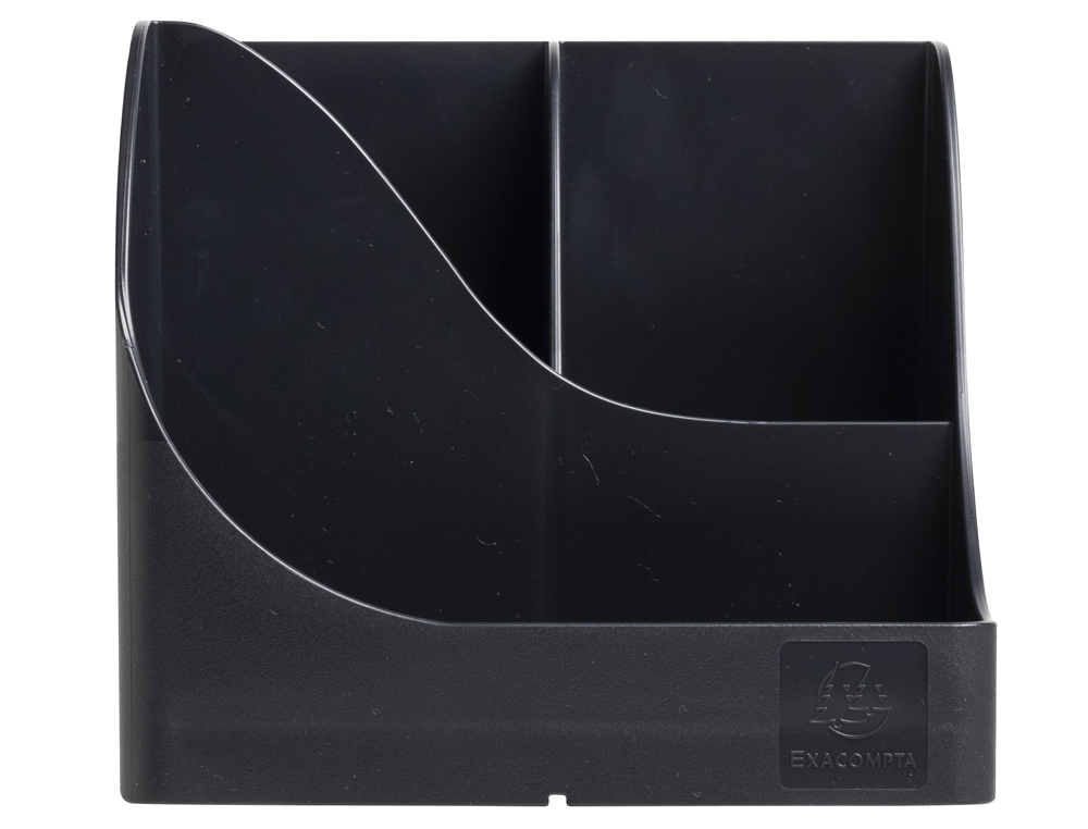 POT A CRAYONS EXACOMPTA PEN-WAVE NEO DECO 5           COMPARTIMENTS COLORIS NOIR