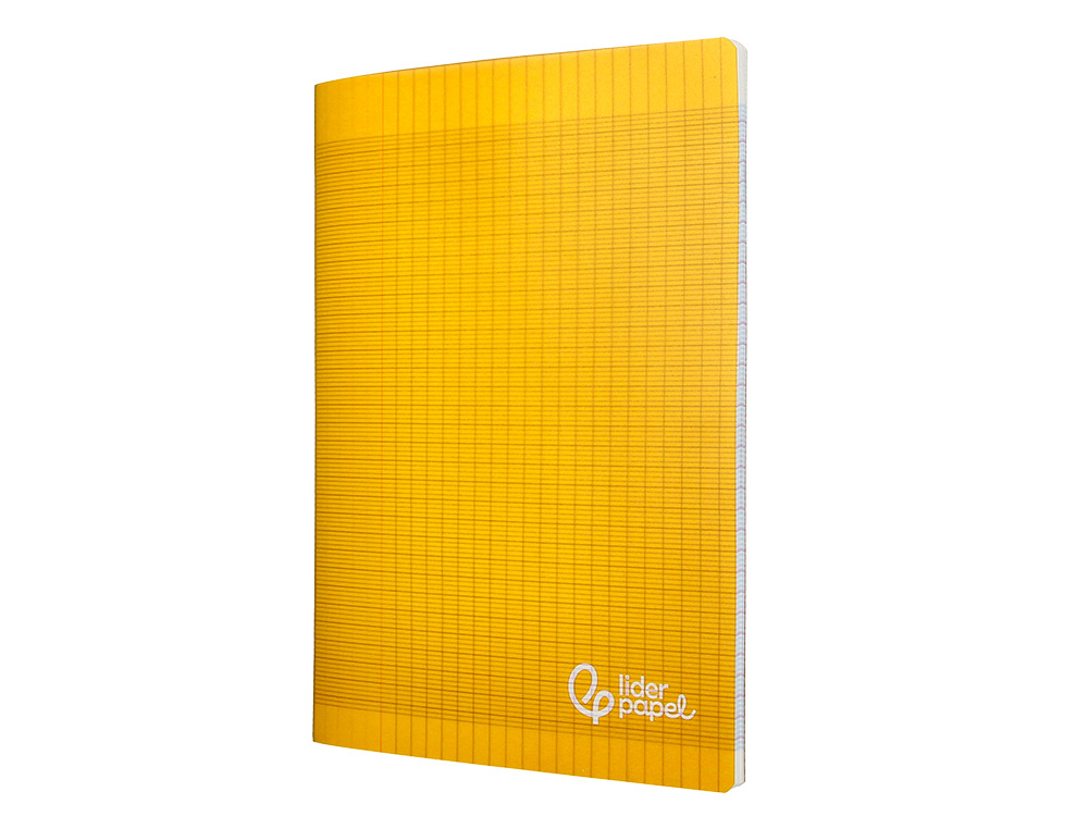 CAHIER PIQURE LIDERPAPEL COUVERTURE PP 240X320MM 96P   SEYES COLORIS JAUNE