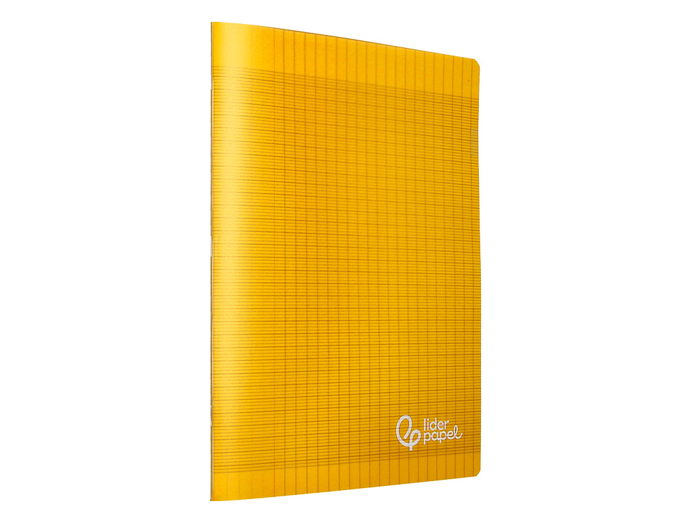 CAHIER PIQURE LIDERPAPEL COUVERTURE PP 240X320MM 96P   SEYES COLORIS JAUNE