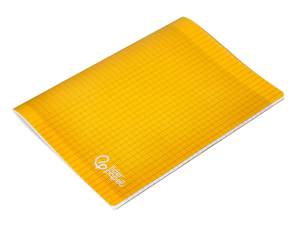 CAHIER PIQURE LIDERPAPEL COUVERTURE PP 240X320MM 96P   SEYES COLORIS JAUNE