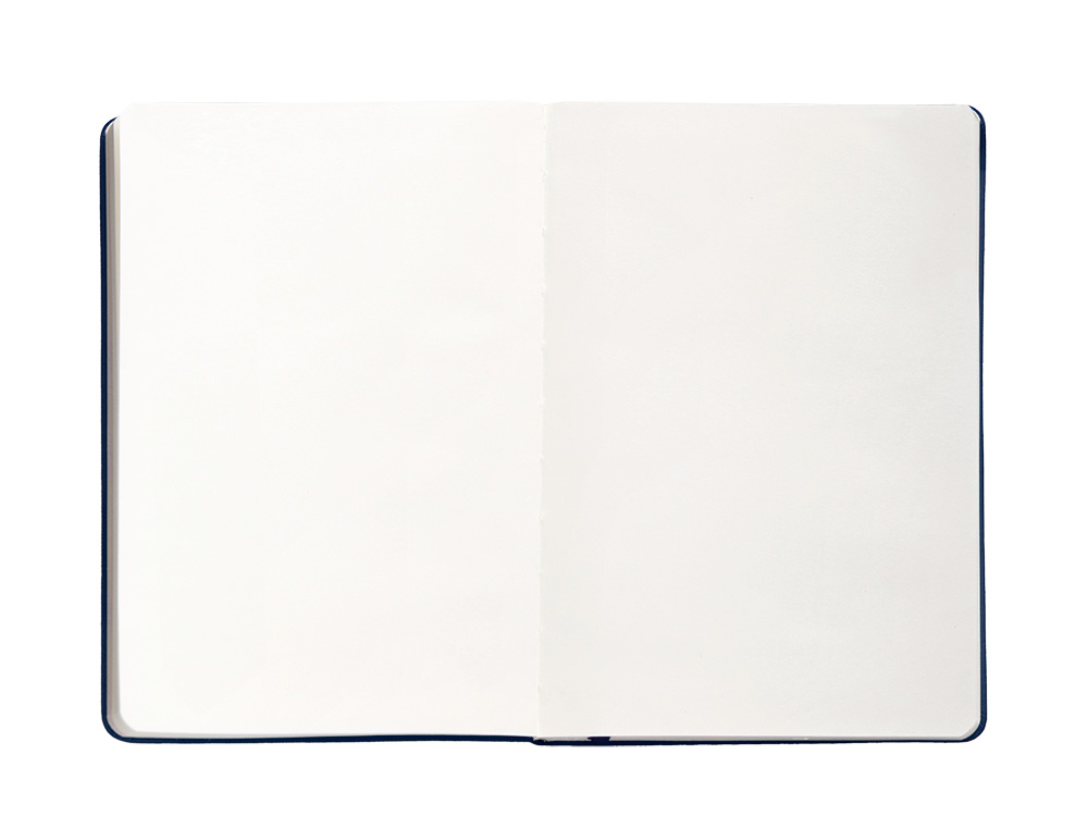 CARNET FERMETURE ELASTIQUE ANTARTIK NOTES COUVERTURE RIGIDE A4 PAPIER UNI IVOIRE 100 FEUILLES 80GR FSC BLEU MARINE