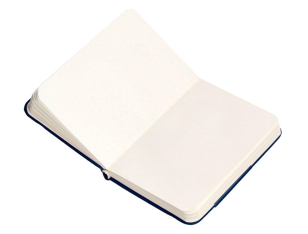 CARNET FERMETURE ELASTIQUE ANTARTIK NOTES COUVERTURE     RIGIDE A7 PAPIER UNI IVOIRE 80FEUILLES 80GR FSC BLEU MARINE