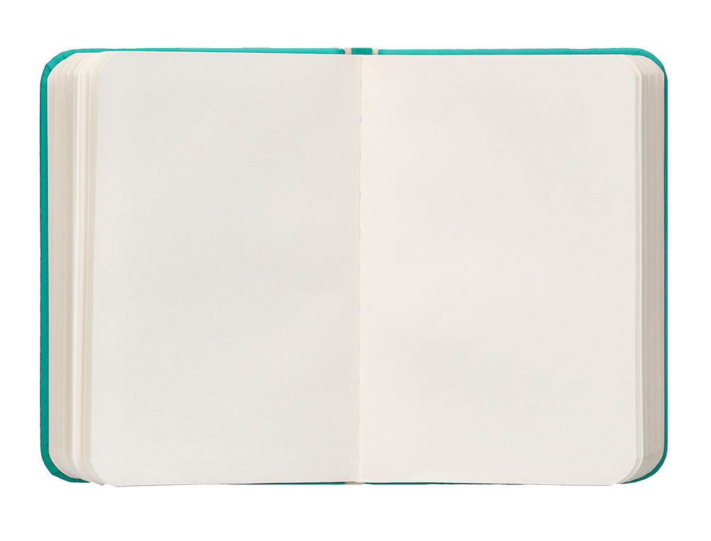 CARNET FERMETURE ELASTIQUE ANTARTIK NOTES COUVERTURE RIGIDE A7 PAPIER UNI IVOIRE 80 FEUILLES 80GR FSC VERT MENTHE