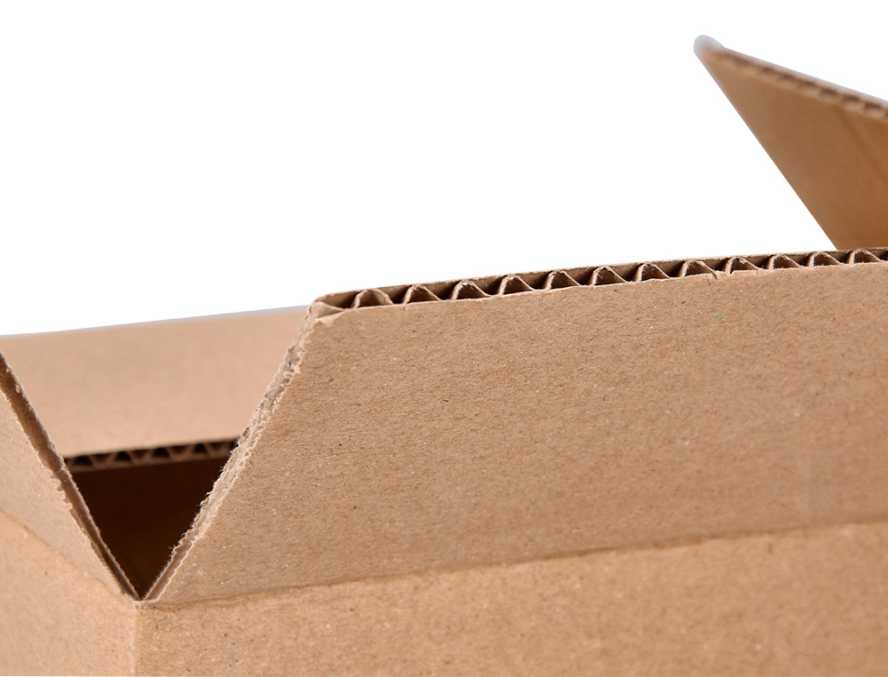 CAISSE AMERICAINE Q-CONNECT CARTON RECYCLE CANNELURE 5MM  250X150X100MM