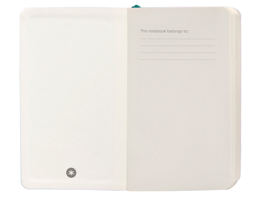 CARNET FERMETURE ELASTIQUE ANTARTIK NOTES COUVERTURE     SOUPLE A6 LIGNE 100 FEUILLES  80GR FSC COLORIS VERT PAON