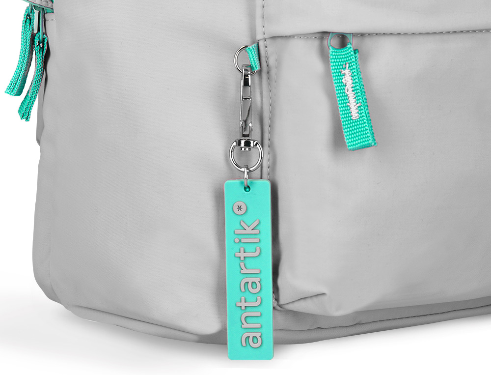 SAC A DOS ANTARTIK 1 COMPARTIMENT MODELE BASIC     PACK 20L 420X160X300MM        COLORIS GRIS CLAIR