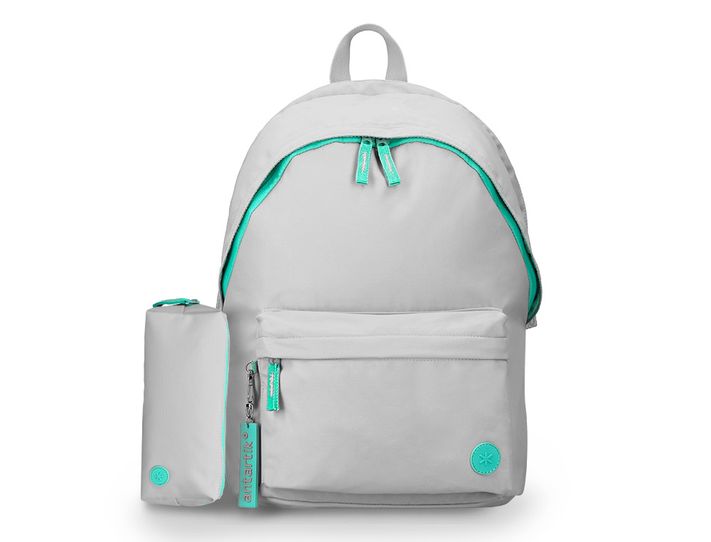 SAC A DOS ANTARTIK 1 COMPARTIMENT MODELE BASIC     PACK 20L 420X160X300MM        COLORIS GRIS CLAIR