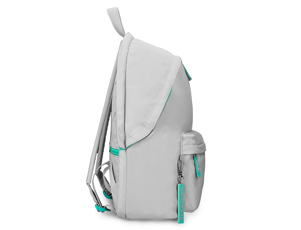 SAC A DOS ANTARTIK 1 COMPARTIMENT MODELE BASIC     PACK 20L 420X160X300MM        COLORIS GRIS CLAIR
