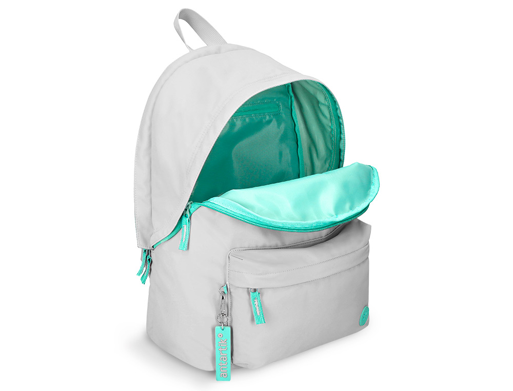 SAC A DOS ANTARTIK 1 COMPARTIMENT MODELE BASIC     PACK 20L 420X160X300MM        COLORIS GRIS CLAIR