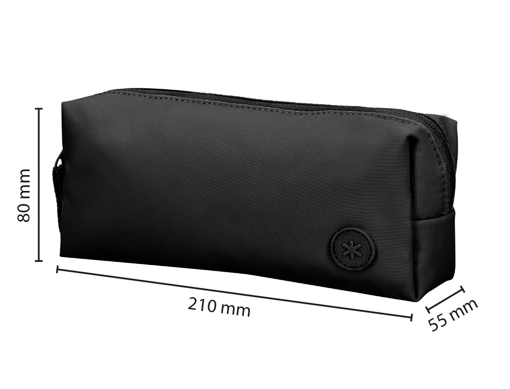 FOURRE-TOUT ANTARTIK 1 COMPARTIMENT RECTANGULAIRE    MODELE BASIC PACK 80X55X210MM COLORIS NOIR