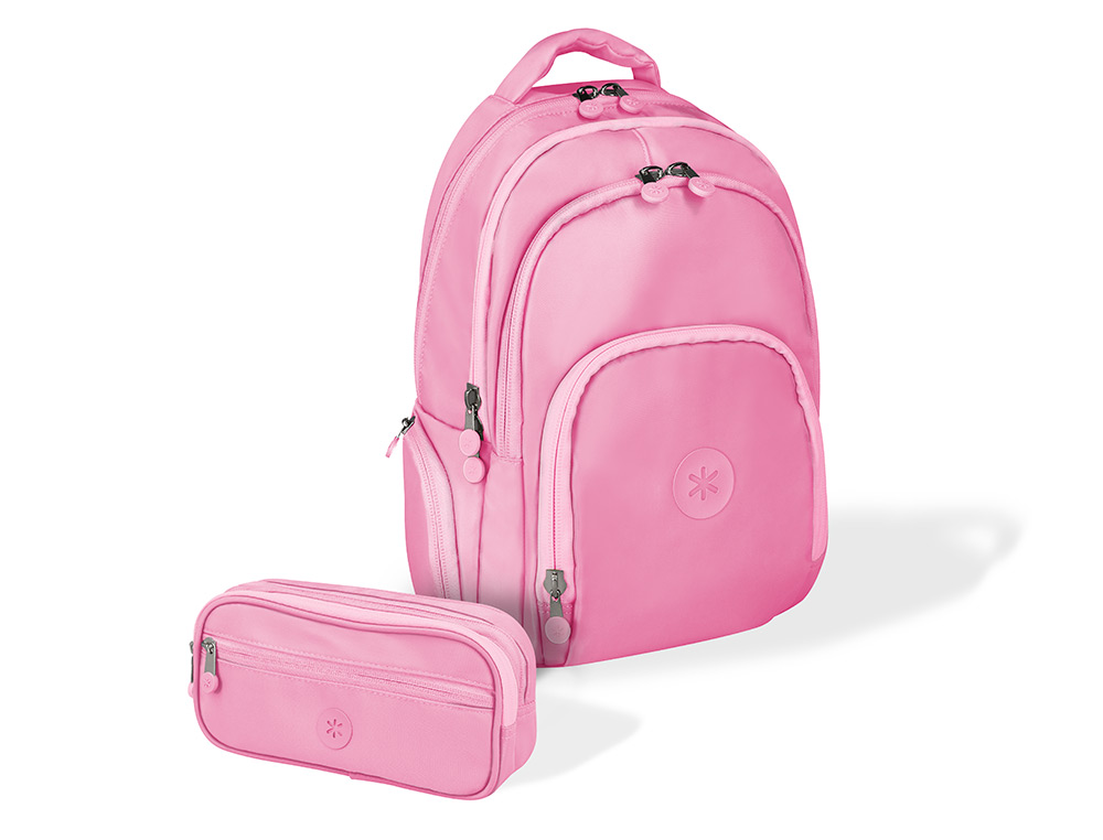 SAC A DOS ANTARTIK 4 COMPARTIMENTS MODELE FUSION   FLEX 19L 450X180X300MM COLORISROSE