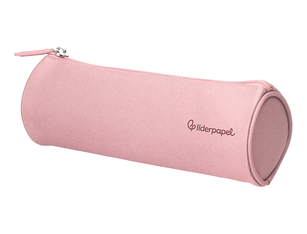 FOURRE-TOUT LIDERPAPEL ROND 21X7CM COLORIS ROSE
