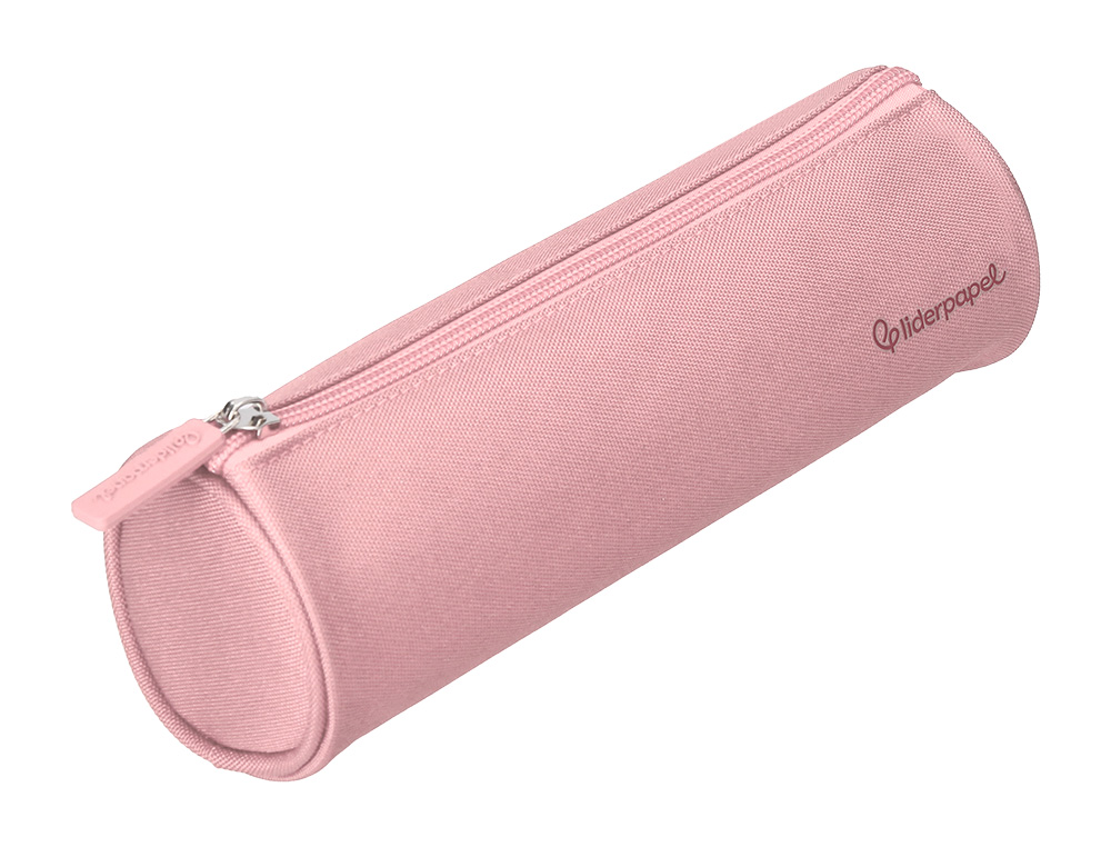 FOURRE-TOUT LIDERPAPEL ROND 21X7CM COLORIS ROSE