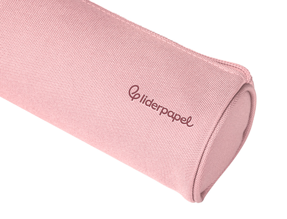 FOURRE-TOUT LIDERPAPEL ROND 21X7CM COLORIS ROSE