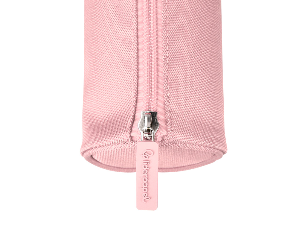 FOURRE-TOUT LIDERPAPEL ROND 21X7CM COLORIS ROSE