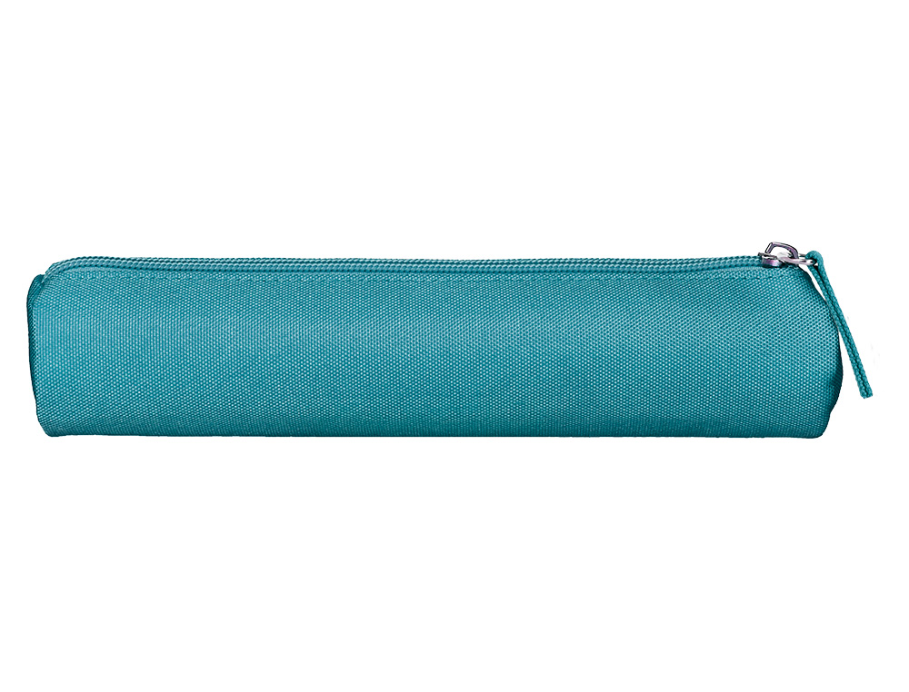 FOURRE-TOUT LIDERPAPEL ROND MINCE 22X4,5CM COLORIS BLEU CANARD