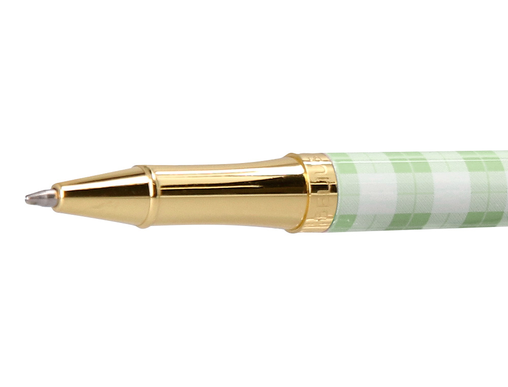 ROLLER BELIUS PICNIC ALUMINIUM ENCRE NOIRE COLORIS VERT DORE BOITE               DESIGN