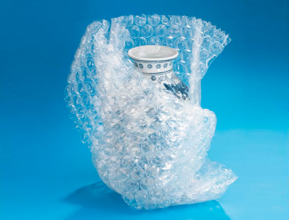 FILM A BULLES LIDERPAPEL ECOUSE 30% PLASTIQUE RECYCLE  30G/M2 ROULEAU 1,20X200M