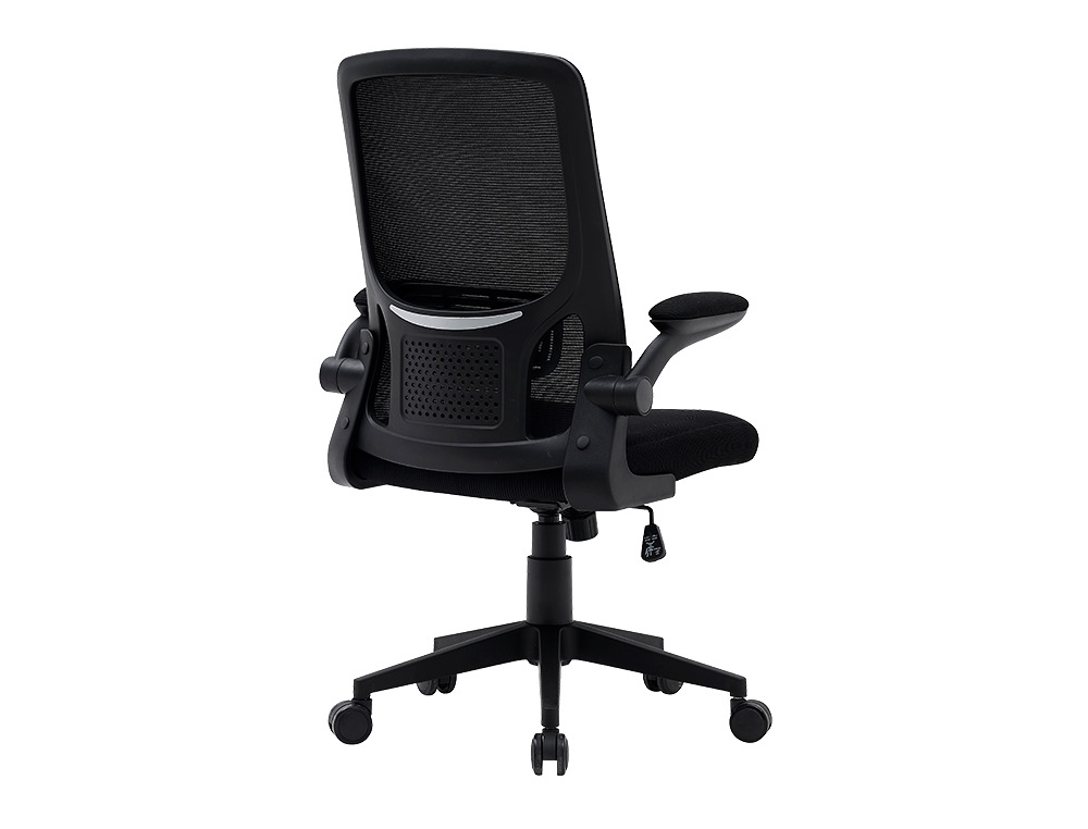 CHAISE OPERATEUR Q-CONNECT ALBA MAILLE BASE METALLIQUE HAUT MAX 1110 LARG 610 PROF 580MM ROUES PREMIUM COLORIS NOIR