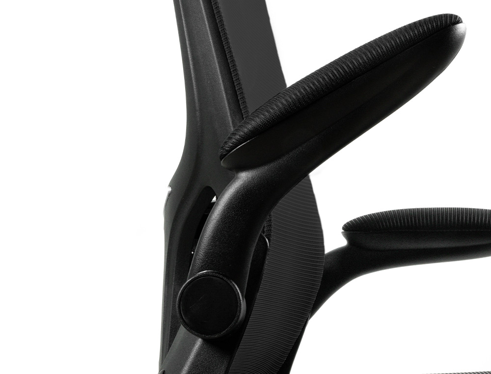 CHAISE OPERATEUR Q-CONNECT ALBA MAILLE BASE METALLIQUE HAUT MAX 1110 LARG 610 PROF 580MM ROUES PREMIUM COLORIS NOIR