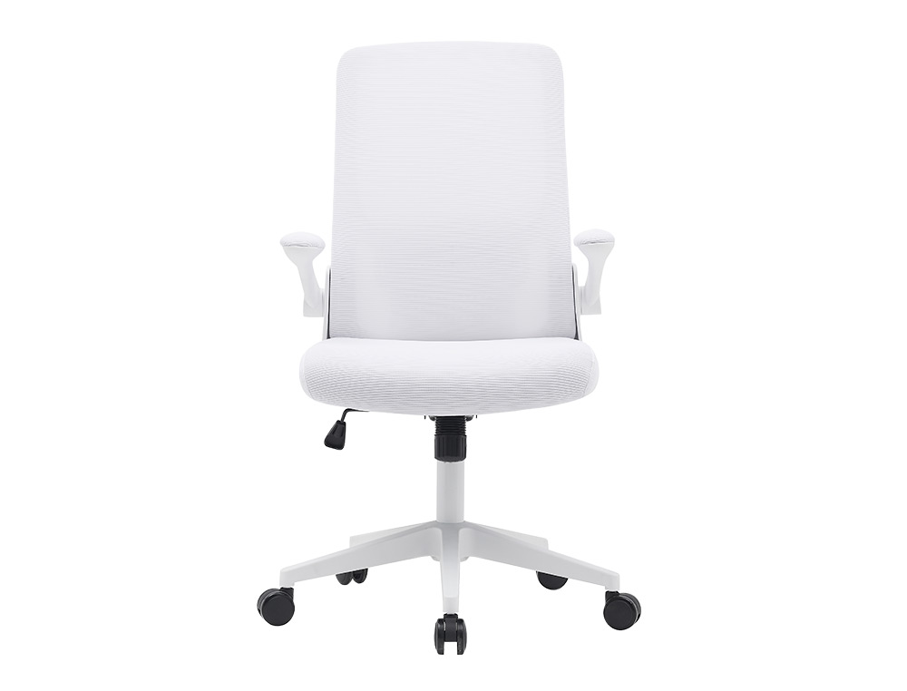 CHAISE OPERATEUR Q-CONNECT ALBA MAILLE BASE METALLIQUE HAUT MAX 1110 LARG 610 PROF 580MM ROUES PREMIUM COLORIS BLANC