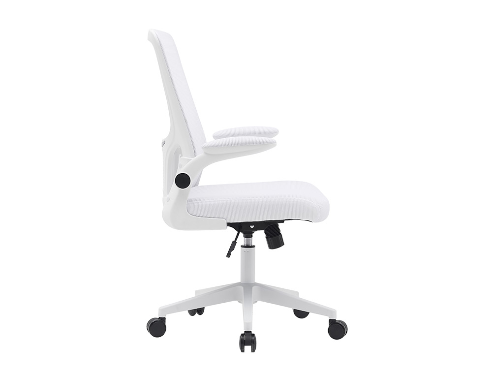 CHAISE OPERATEUR Q-CONNECT ALBA MAILLE BASE METALLIQUE HAUT MAX 1110 LARG 610 PROF 580MM ROUES PREMIUM COLORIS BLANC