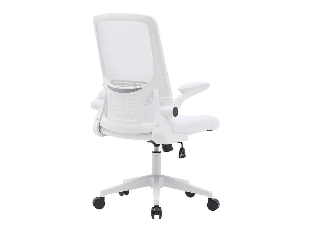 CHAISE OPERATEUR Q-CONNECT ALBA MAILLE BASE METALLIQUE HAUT MAX 1110 LARG 610 PROF 580MM ROUES PREMIUM COLORIS BLANC