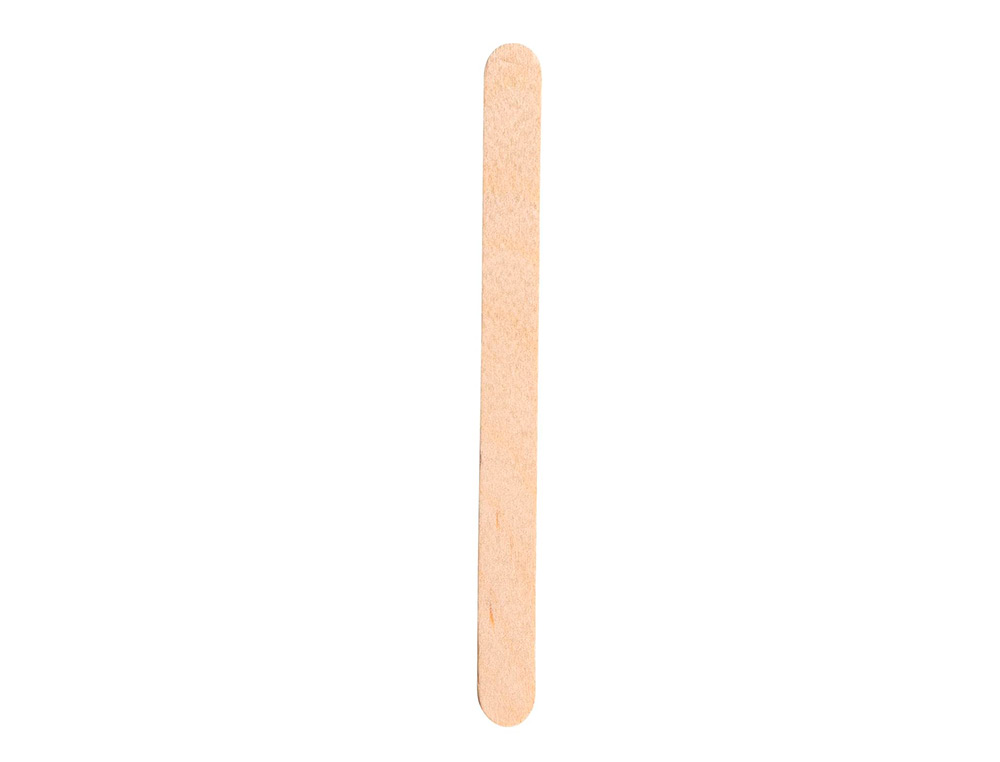BATONNETS LIDERPAPEL BOIS DIM. 15X1,8CM COLORIS NATUREL SACHET 50 UNITES