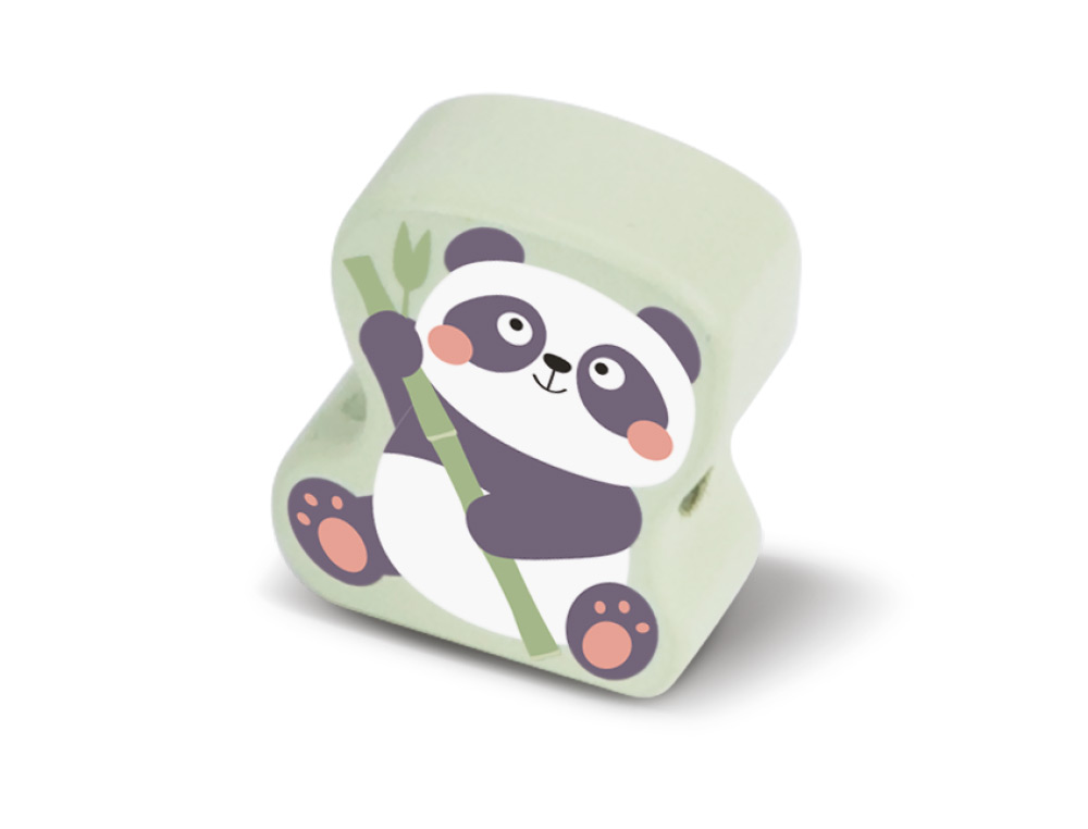 JEU ENFANT IMAGINOVO PERLES D'ANIMAUX A ENFILER BOIS +24 MOIS 13 PIECES 27X6,5X6,5 CM