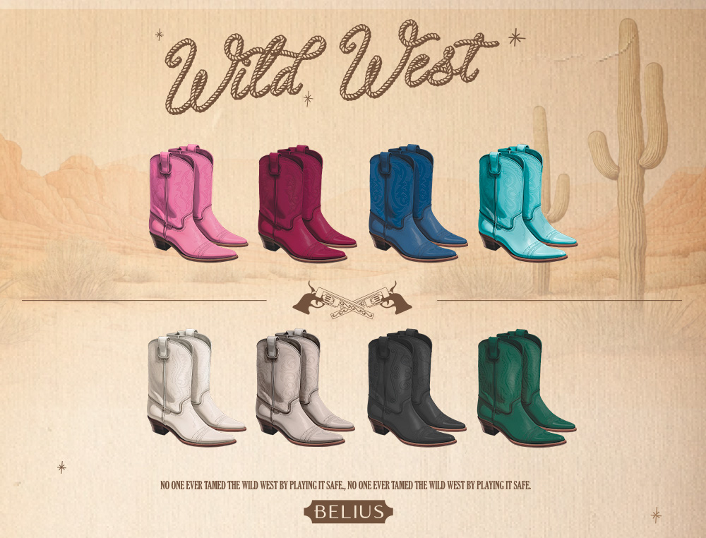 STYLO-BILLE BELIUS WILD WEST ALUMINIUM ENCRE BLEUE         ATTRIBUTS DORES COLORIS BEIGE COFFRET DESIGN