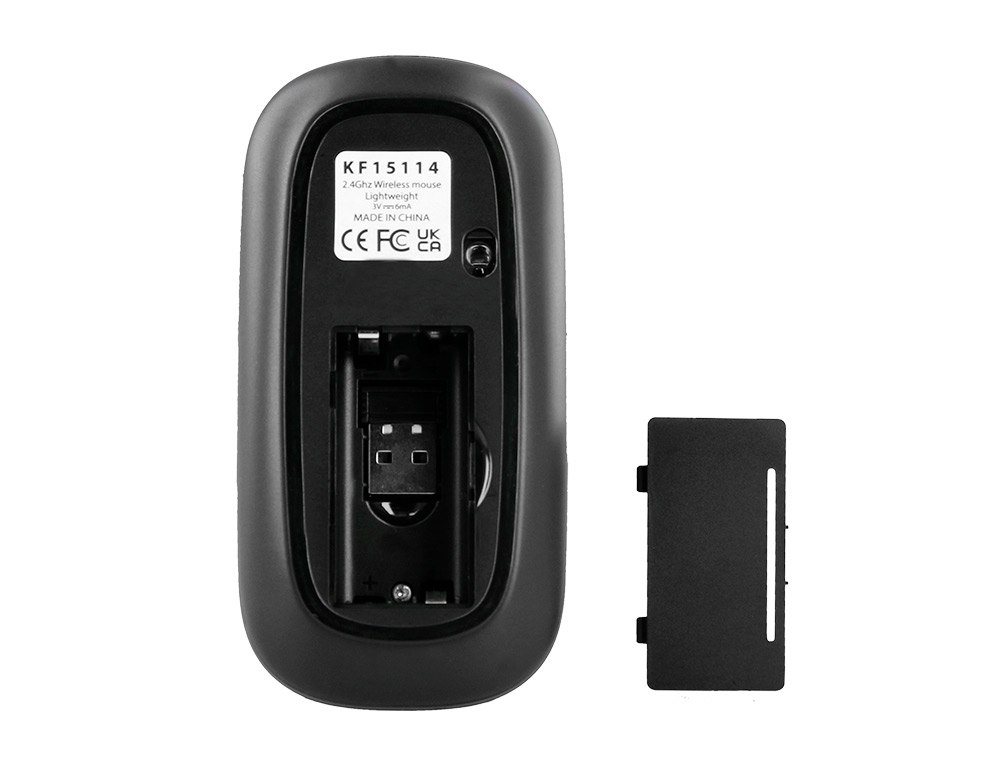 SOURIS Q-CONNECT OPTIQUE SANS FIL SILENCIEUX DPI            800/1200/1600 PILES AAA       COLORIS NOIR
