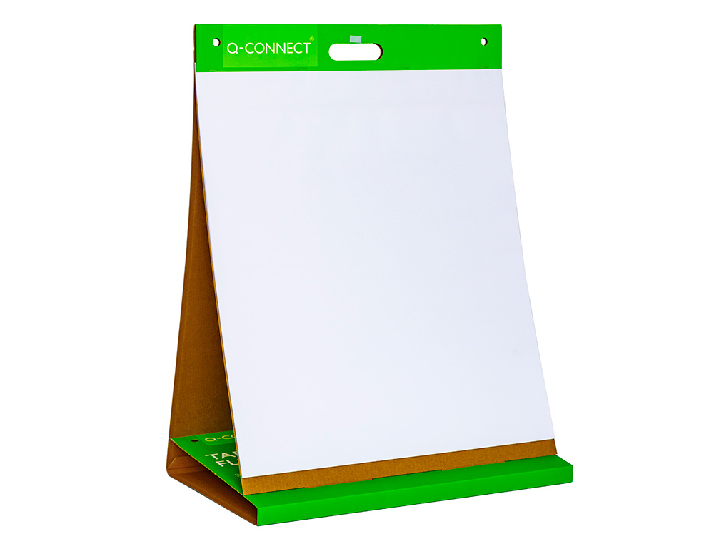 BLOC CONFERENCE Q-CONNECT LISSE AUTOADHESIF POUR BUREAU 20F PAPIER BLANC 75G/M2 508X584MM