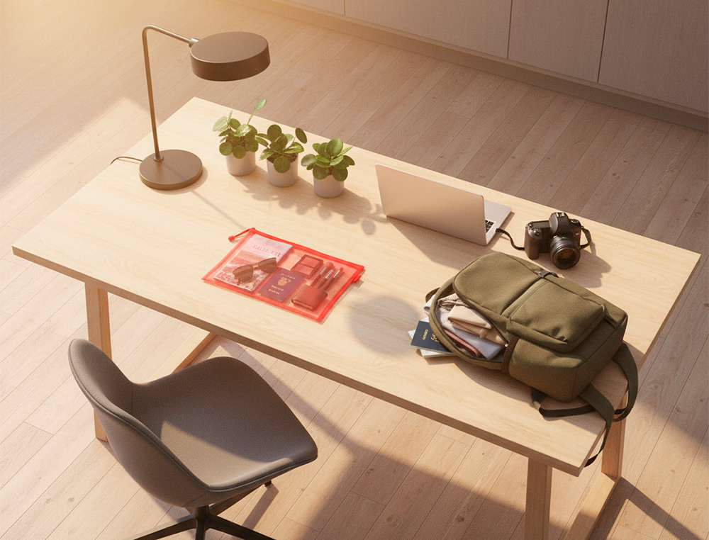 POCHETTE ZIP LIDERPAPEL A5 MULTIUSAGE FERMETURE ECLAIR   POLYESTER TRANSPIRABLE        COLORIS JAUNE