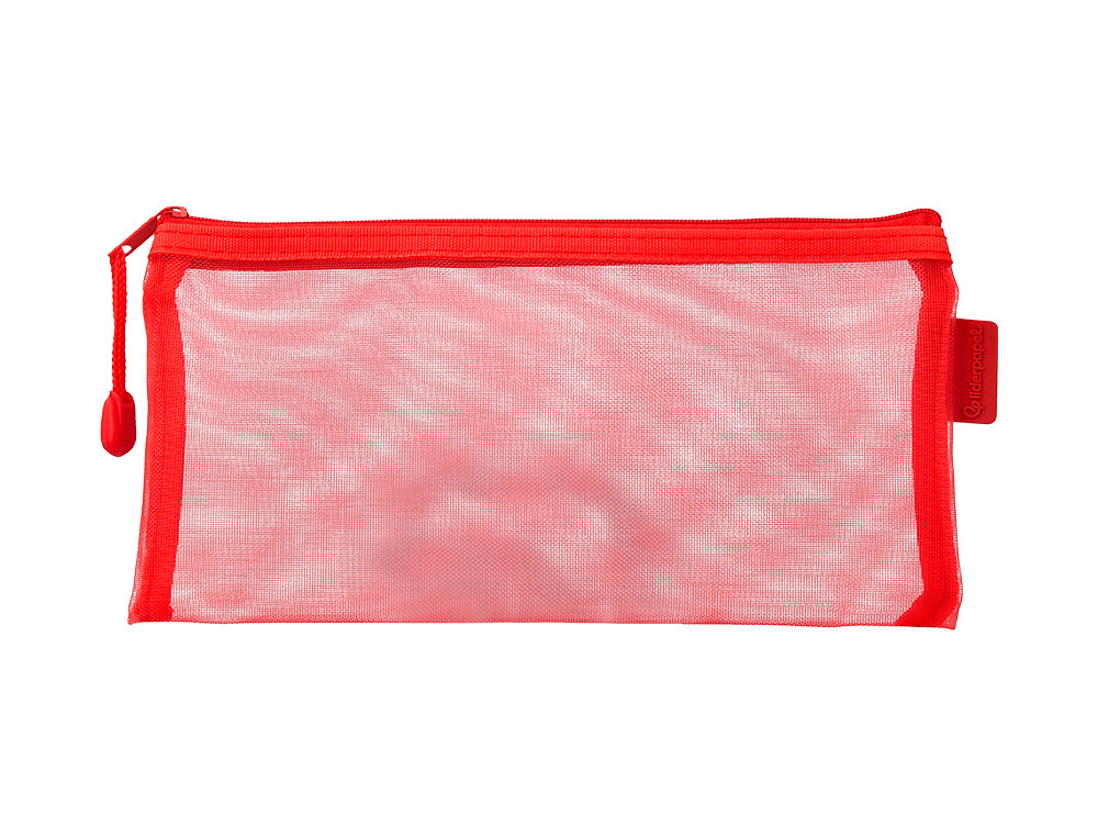 POCHETTE ZIP LIDERPAPEL MULTIUSAGE FORMAT TICKET      230X115MM FERMETURE ECLAIR    POLYESTER TRANSPIRABLE